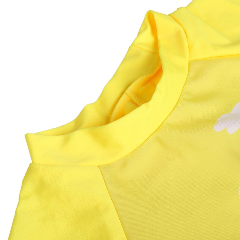 YAGATA Toddler Boys Swimsuit 2-3T Yellow Dinosaur Rash Guard & Board Short Set UPF 50+ - Image 3
